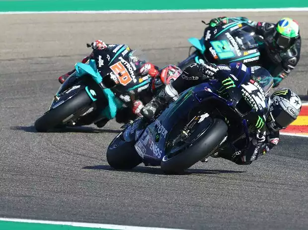 Maverick Vinales, Fabio Quartararo, Franco Morbidelli Titel-Bild zur News: Maverick Vinales, Fabio Quartararo, Franco Morbidelli