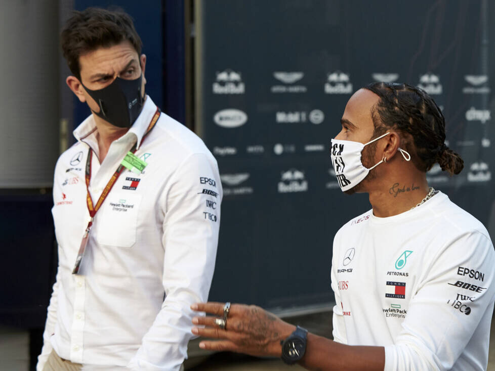 Toto Wolff, Lewis Hamilton