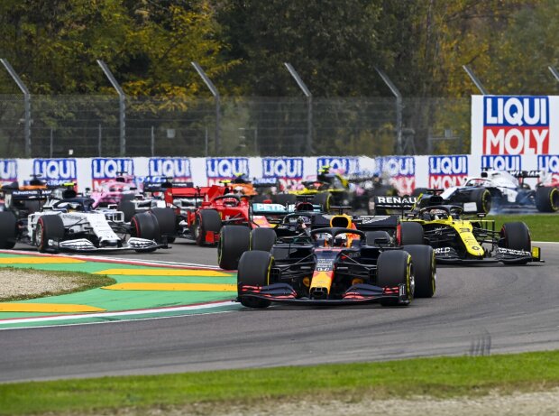 Max Verstappen, Lewis Hamilton, Daniel Ricciardo, Charles Leclerc, Pierre Gasly