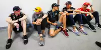 Max Verstappen, Lando Norris, George Russell, Alexander Albon, Charles Leclerc