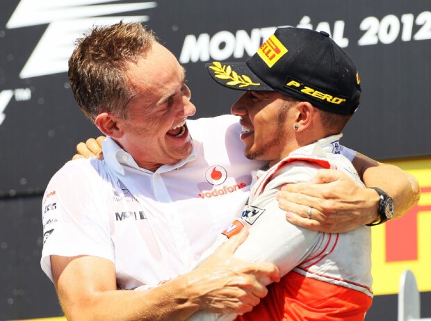 Titel-Bild zur News: Lewis Hamilton, Martin Whitmarsh