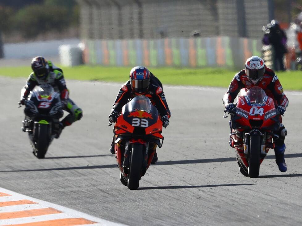 Brad Binder, Andrea Dovizioso, Johann Zarco