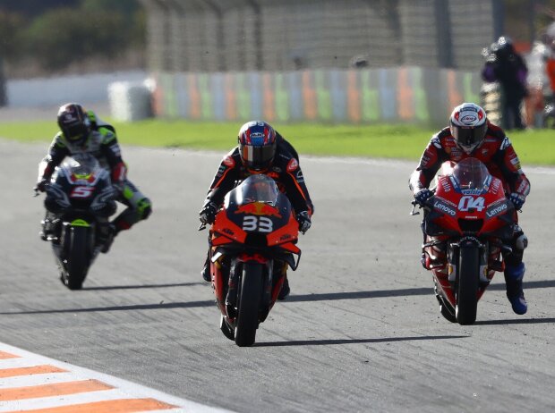 Brad Binder, Andrea Dovizioso, Johann Zarco Brad Binder, Andrea Dovizioso, Johann Zarco