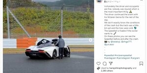 Ultraseltener McLaren Speedtail crasht in Japan auf dem Fuji Speedway