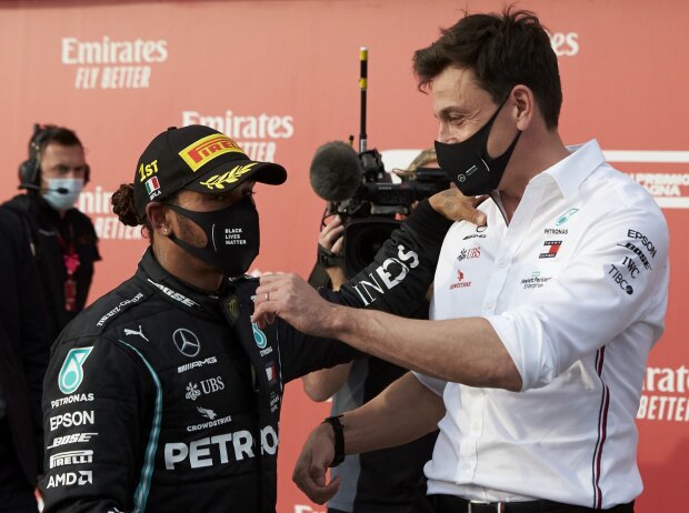 Lewis Hamilton, Toto Wolff Lewis Hamilton, Toto Wolff