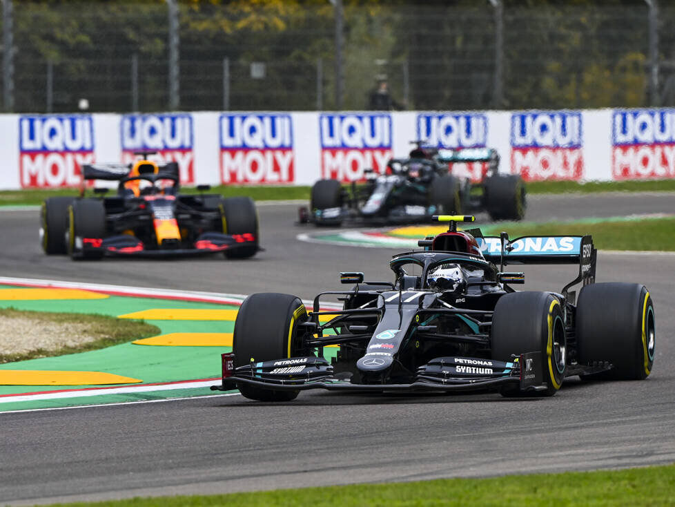 Valtteri Bottas, Max Verstappen, Lewis Hamilton