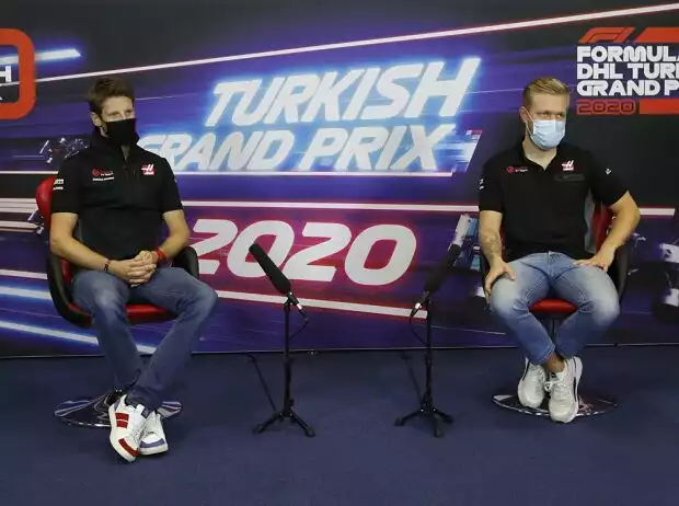 Romain Grosjean, Kevin Magnussen Titel-Bild zur News: Romain Grosjean, Kevin Magnussen