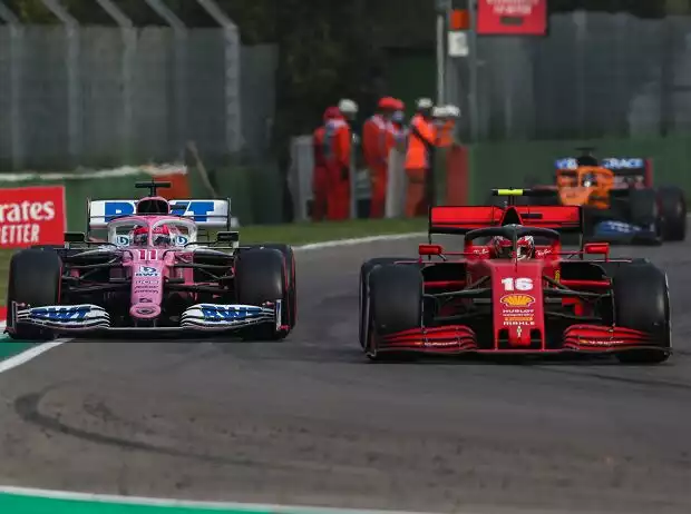 Charles Leclerc, Sergio Perez Titel-Bild zur News: Charles Leclerc, Sergio Perez