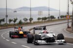 Pierre Gasly (AlphaTauri) und Alexander Albon (Red Bull) 