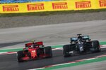 Lewis Hamilton (Mercedes) und Charles Leclerc (Ferrari) 