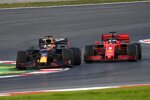 Max Verstappen (Red Bull) und Sebastian Vettel (Ferrari) 