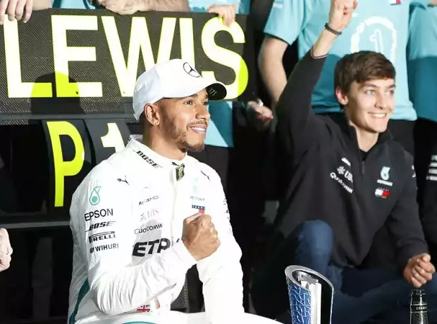 Lewis Hamilton, George Russell Titel-Bild zur News: Lewis Hamilton, George Russell