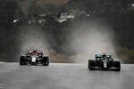 Valtteri Bottas (Mercedes) und Antonio Giovinazzi (Alfa Romeo) 