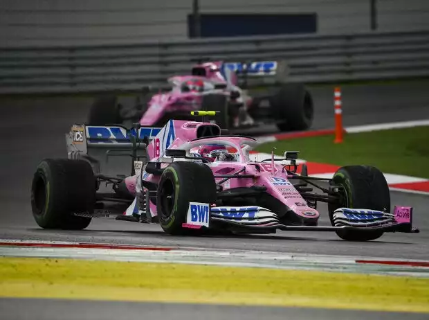 Lance Stroll, Sergio Perez Titel-Bild zur News: Lance Stroll, Sergio Perez