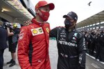 Sebastian Vettel (Ferrari) und Lewis Hamilton (Mercedes) 