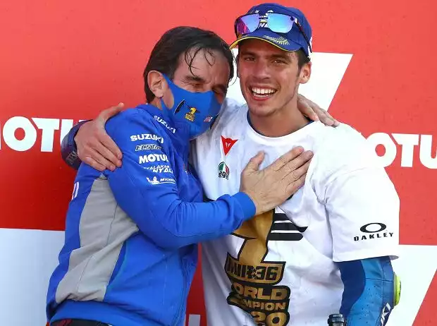 Joan Mir, Davide Brivio Titel-Bild zur News: Joan Mir, Davide Brivio