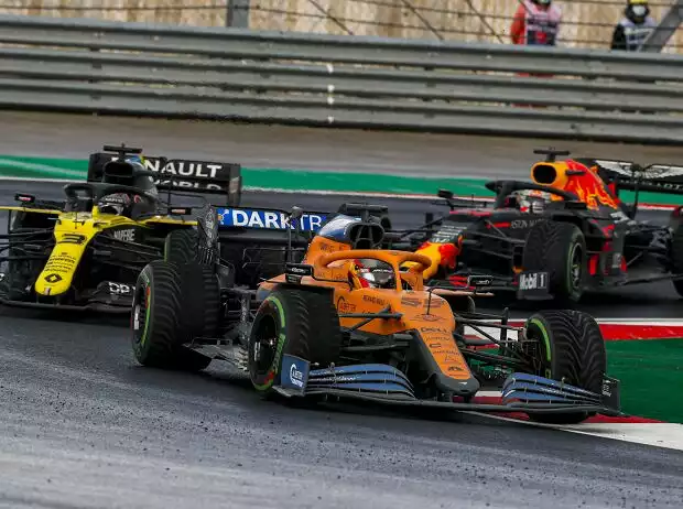 Titel-Bild zur News: Carlos Sainz, Daniel Ricciardo, Max Verstappen