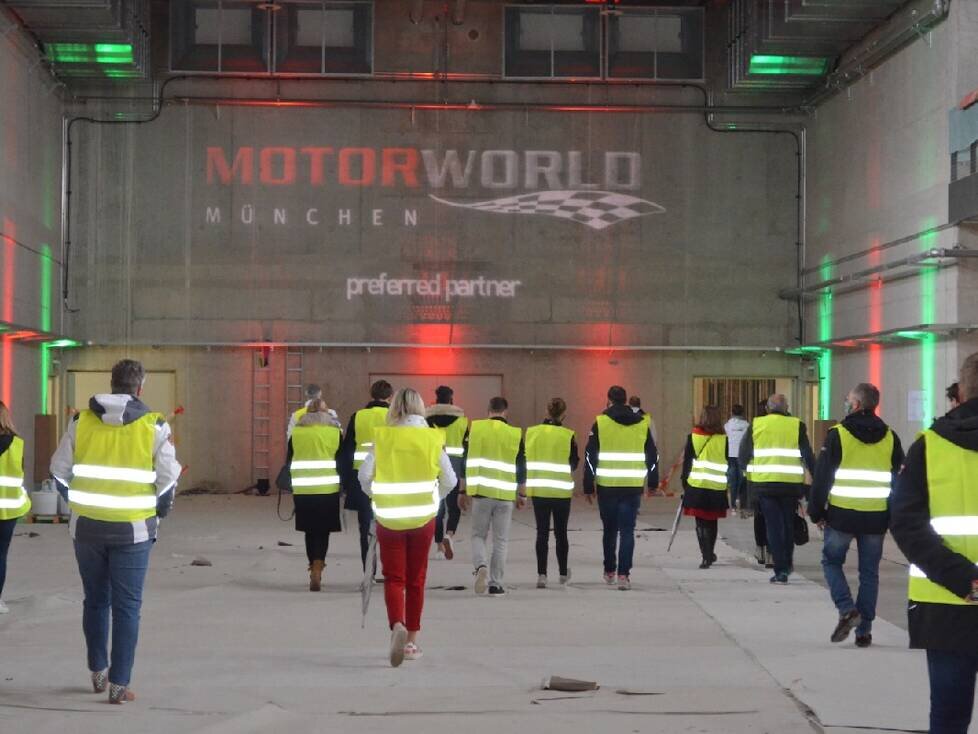 Motorworld München: Baustellenführung für künftige Mieter