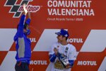 Joan Mir (Suzuki) und Davide Brivio