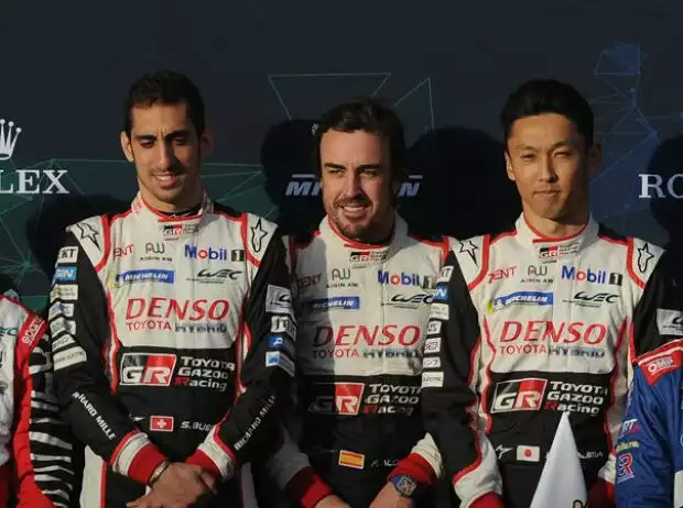 Fernando Alonso, Kazuki Nakajima, Sebastien Buemi Titel-Bild zur News: Fernando Alonso, Kazuki Nakajima, Sebastien Buemi
