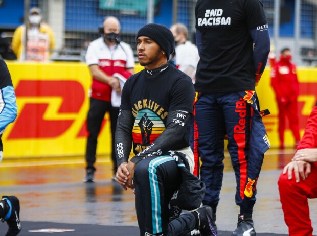 Lando Norris, Lewis Hamilton, Max Verstappen, Sebastian Vettel Lando Norris, Lewis Hamilton, Max Verstappen, Sebastian Vettel
