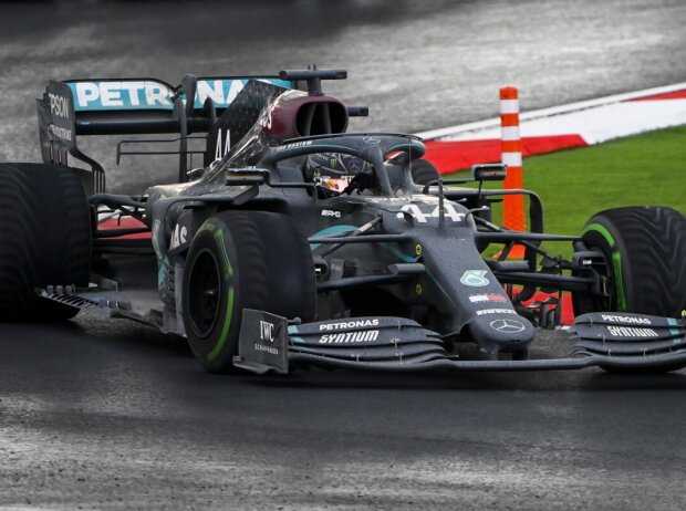 Titel-Bild zur News: Lewis Hamilton, Sergio Perez