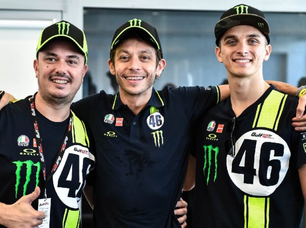 Luca Marini, Valentino Rossi, Alessio "Uccio" Salucci Luca Marini, Valentino Rossi, Alessio "Uccio" Salucci