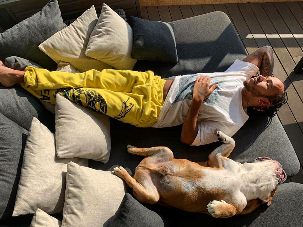 Lewis Hamilton und Roscoe
