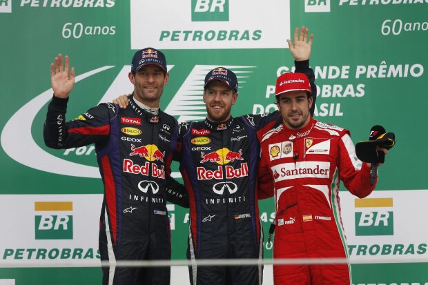 Sebastian Vettel Mark Webber Fernando Alonso Ferrari F1 Red Bull Red Bull F1 ~ Sebastian Vettel (Ferrari), Mark Webber i Fernando Alonso ~ 