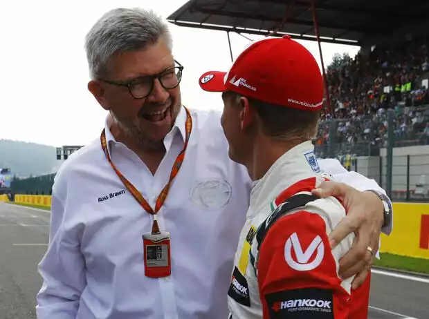 Titel-Bild zur News: Mick Schumacher, Ross Brawn