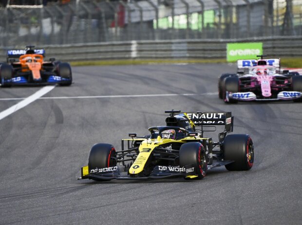 Titel-Bild zur News: Daniel Ricciardo, Sergio Perez, Carlos Sainz
