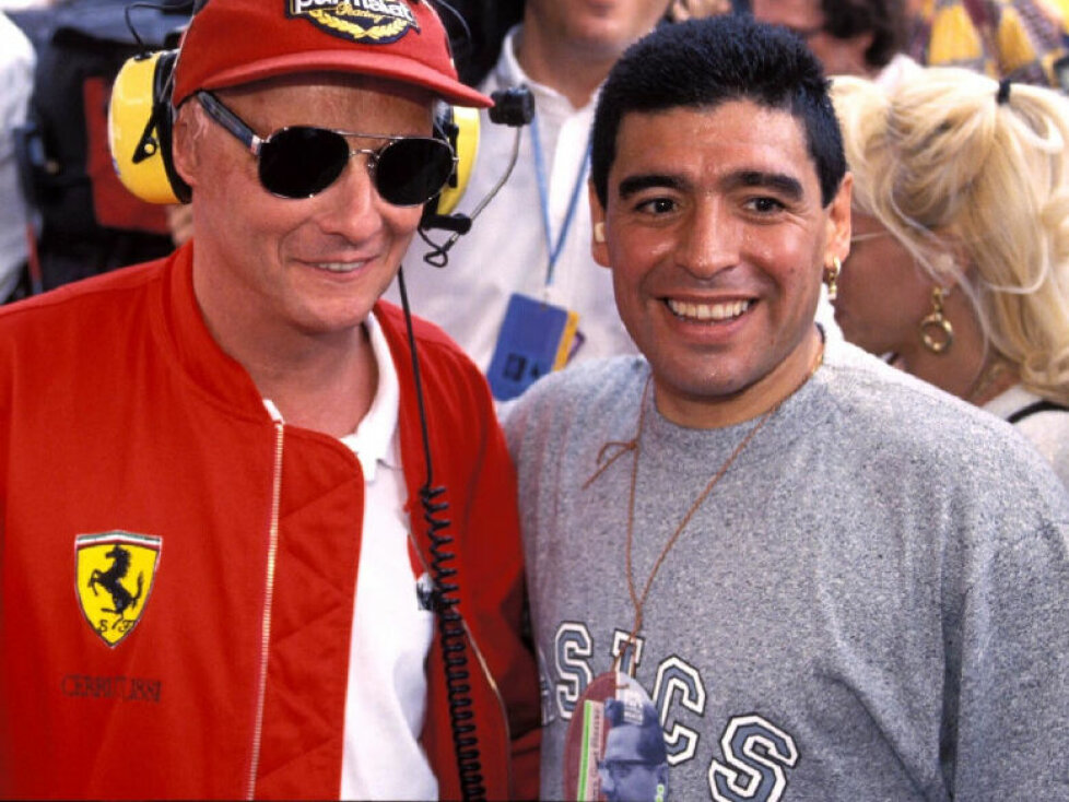 Niki Lauda, Diego Maradona