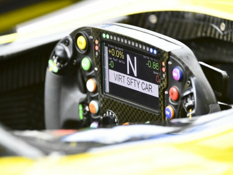 Lenkrad am Renault R.S.19 von 2019