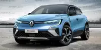 Bild zum Inhalt: Renault Mégane (2021): Die neue Generation als Rendering