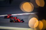 Sebastian Vettel (Ferrari) und Charles Leclerc (Ferrari) 