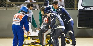 Lewis Hamilton: "Bin dankbar, dass die Leitplanke Grosjean nicht geköpft hat"