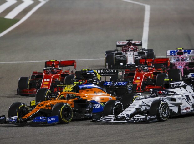 Titel-Bild zur News: Lando Norris, Pierre Gasly, Sebastian Vettel, Charles Leclerc, Lance Stroll, Kimi Räikkönen