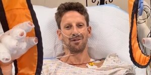 Diagnose bei Grosjean: Keine Brüche, eine Nacht im Krankenhaus