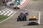 Lewis Hamilton (Mercedes), Max Verstappen (Red Bull) und Sergio Perez (Racing Point) 