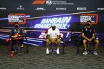 Max Verstappen (Red Bull), Lewis Hamilton (Mercedes) und Alexander Albon (Red Bull) 