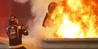 Bild zum Inhalt: 28 Sekunden im Feuer: So hat sich Romain Grosjean befreien können