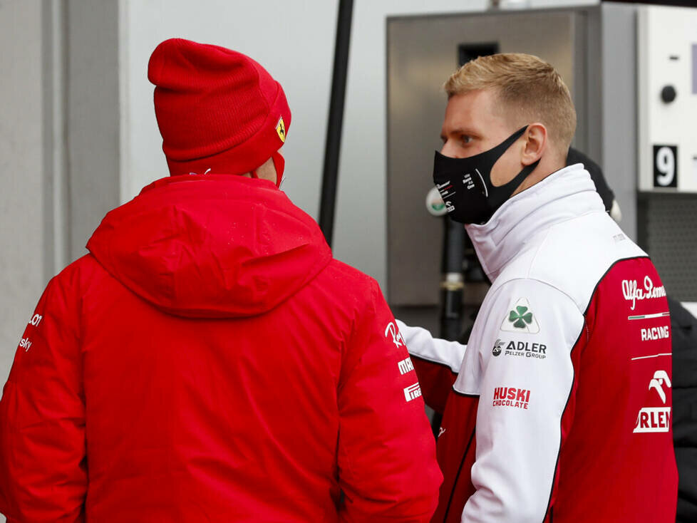 Mick Schumacher, Sebastian Vettel