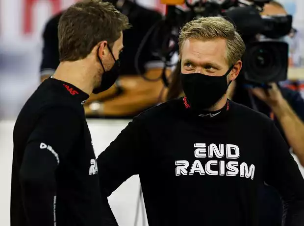 Romain Grosjean, Kevin Magnussen Titel-Bild zur News: Romain Grosjean, Kevin Magnussen