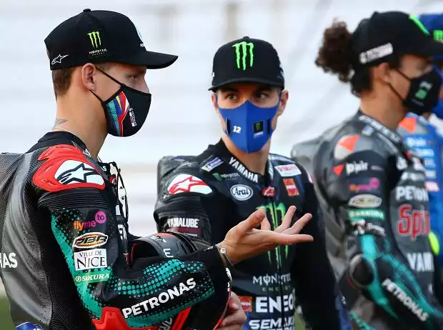 Titel-Bild zur News: Fabio Quartararo, Maverick Vinales