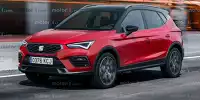 Bild zum Inhalt: Seat Arona (2021) im Rendering: Neue Front im Leon-Stil