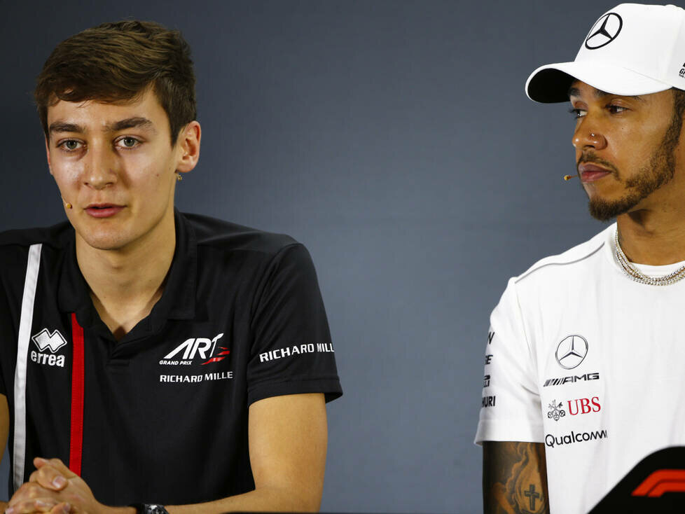 George Russell, Lewis Hamilton