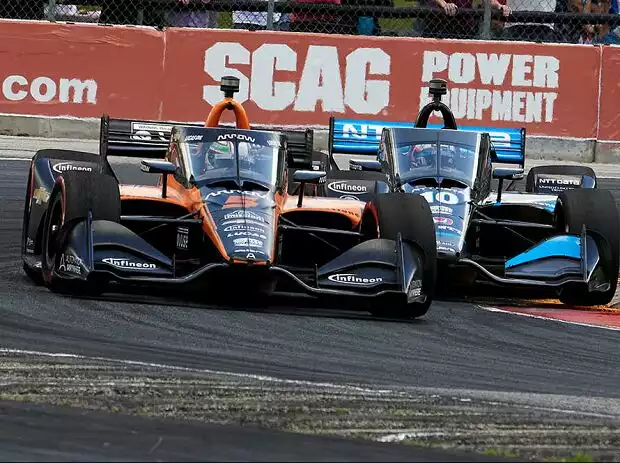 Patricio O'Ward, Felix Rosenqvist Titel-Bild zur News: Patricio O'Ward, Felix Rosenqvist