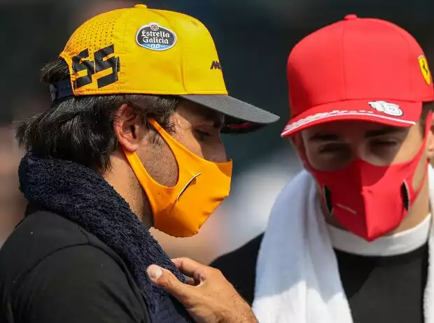 Carlos Sainz, Charles Leclerc Titel-Bild zur News: Carlos Sainz, Charles Leclerc