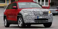 Bild zum Inhalt: Skoda Kodiaq (2021) Facelift auf der Autobahn erwischt