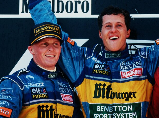Titel-Bild zur News: Michael Schumacher, Johnny Cecotto Jun.